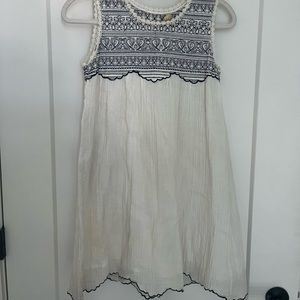Love Sam Navy and White Dress